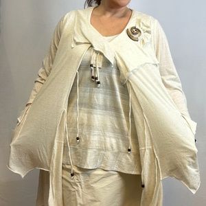 Cream Jacket/ Cape